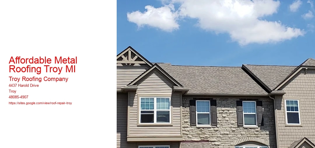 Affordable Metal Roofing Troy MI Troy Roofing Company Affordable Metal Roofing Troy MI